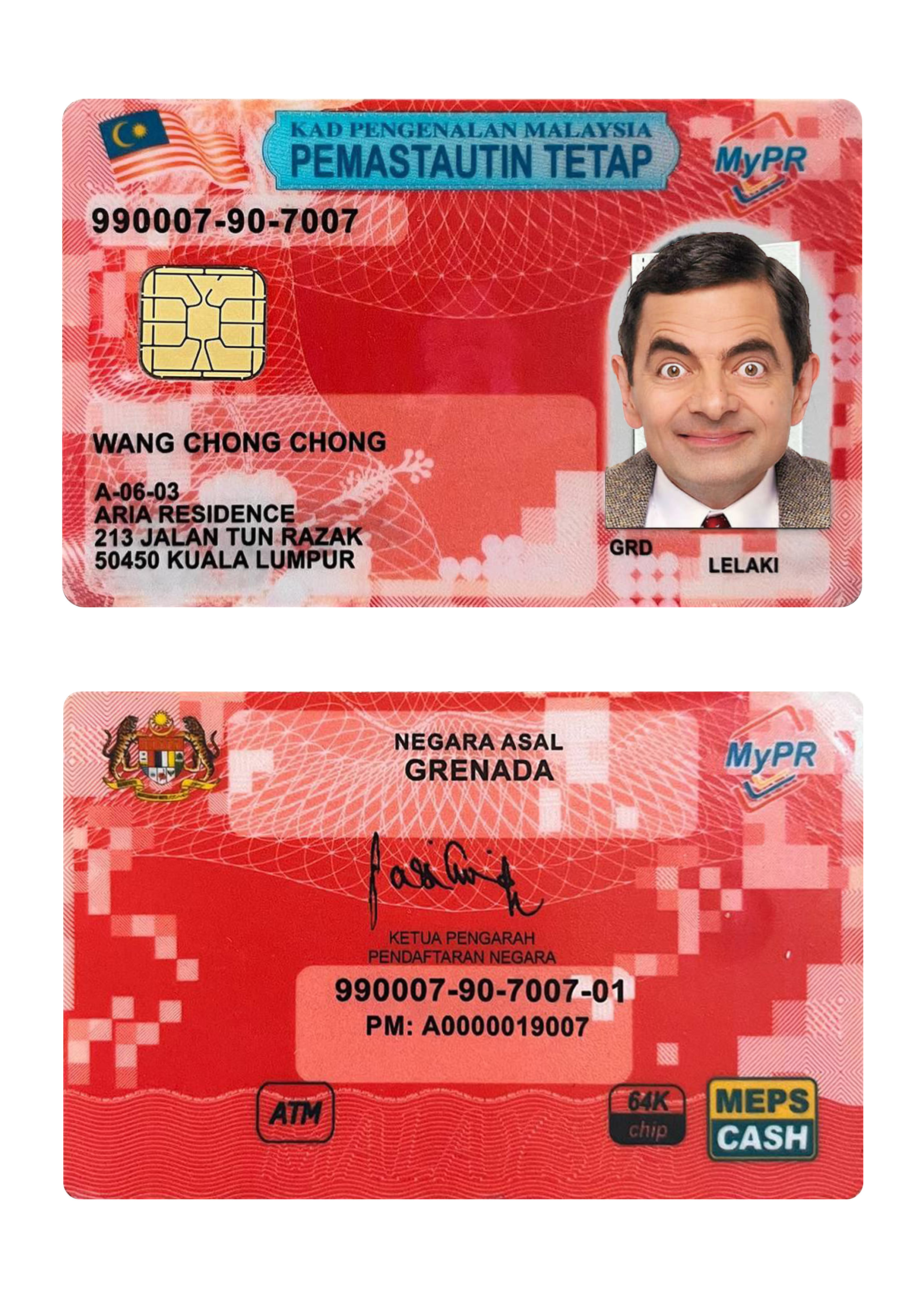 Carte de résident permanent de Malaisie